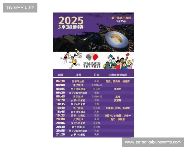 2025全国田径冠军赛竞赛日程公布涵盖多项田赛项目精彩纷呈 2025全国田径冠军赛竞赛日程公布涵盖多项田赛项目精彩纷呈